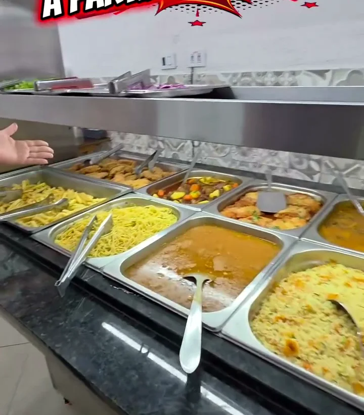 Buffet do Mineirão com pratos do dia